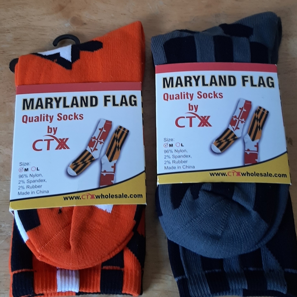 Men's CTX Maryland Flag Socks